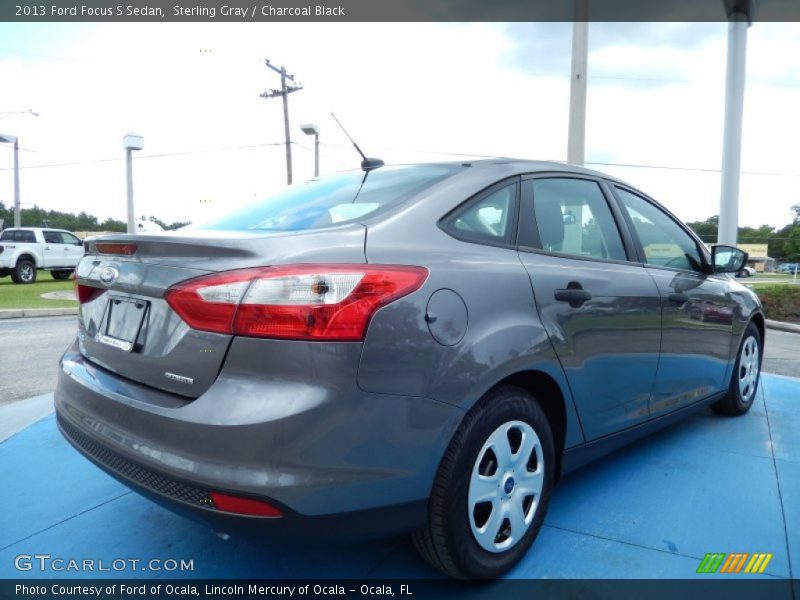 Sterling Gray / Charcoal Black 2013 Ford Focus S Sedan