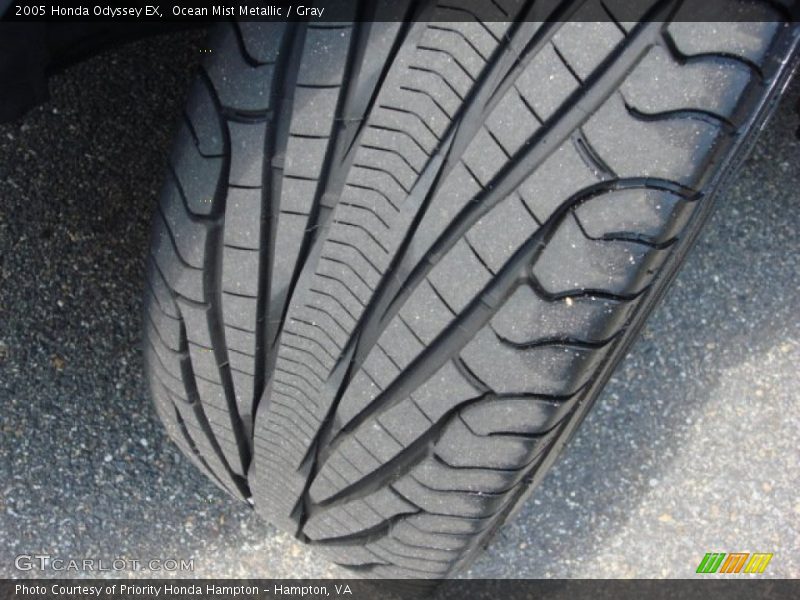 Ocean Mist Metallic / Gray 2005 Honda Odyssey EX