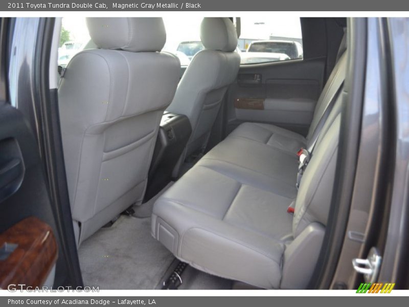 Magnetic Gray Metallic / Black 2011 Toyota Tundra Double Cab