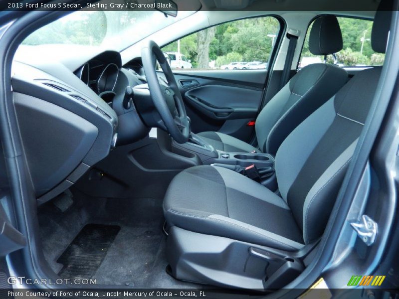 Sterling Gray / Charcoal Black 2013 Ford Focus S Sedan