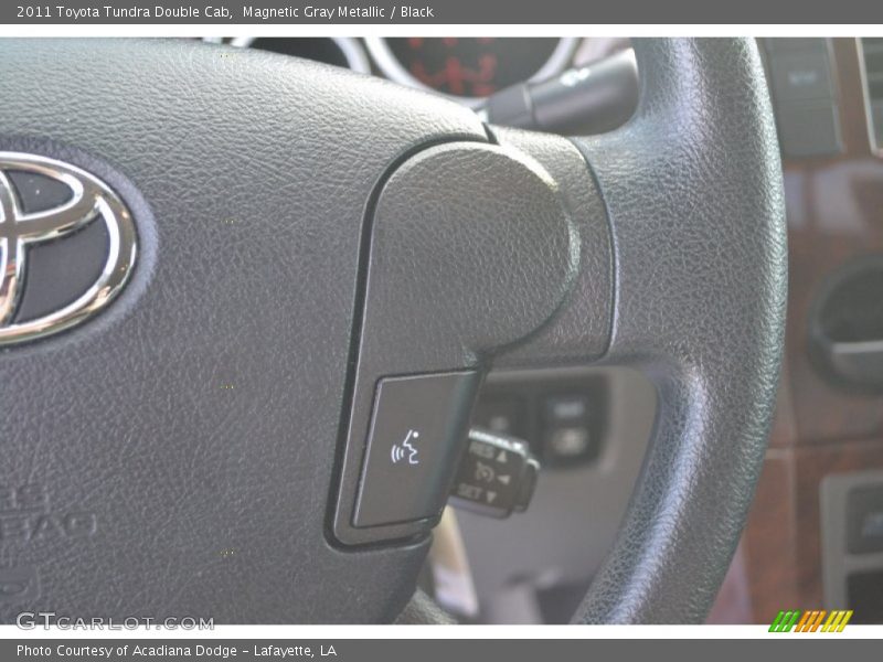 Magnetic Gray Metallic / Black 2011 Toyota Tundra Double Cab
