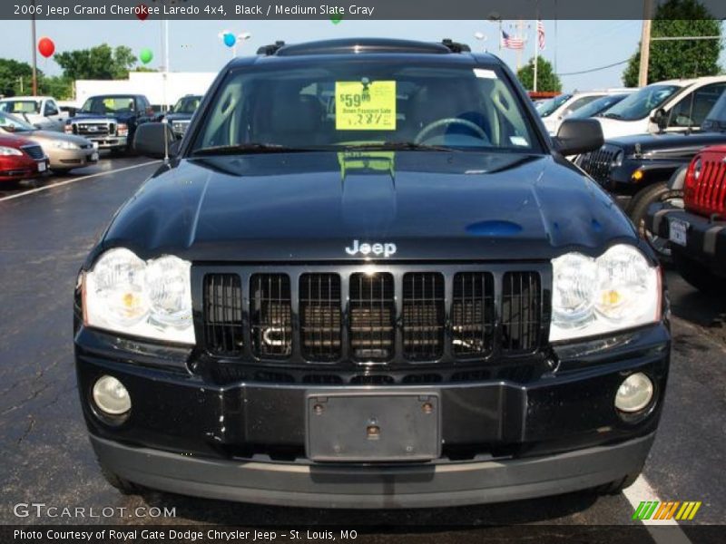 Black / Medium Slate Gray 2006 Jeep Grand Cherokee Laredo 4x4