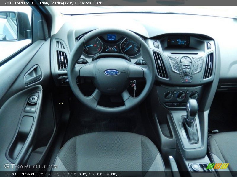 Sterling Gray / Charcoal Black 2013 Ford Focus S Sedan