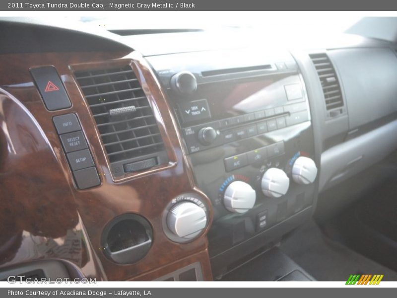Magnetic Gray Metallic / Black 2011 Toyota Tundra Double Cab