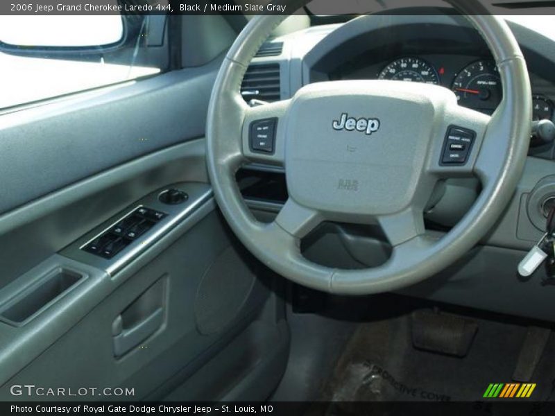 Black / Medium Slate Gray 2006 Jeep Grand Cherokee Laredo 4x4