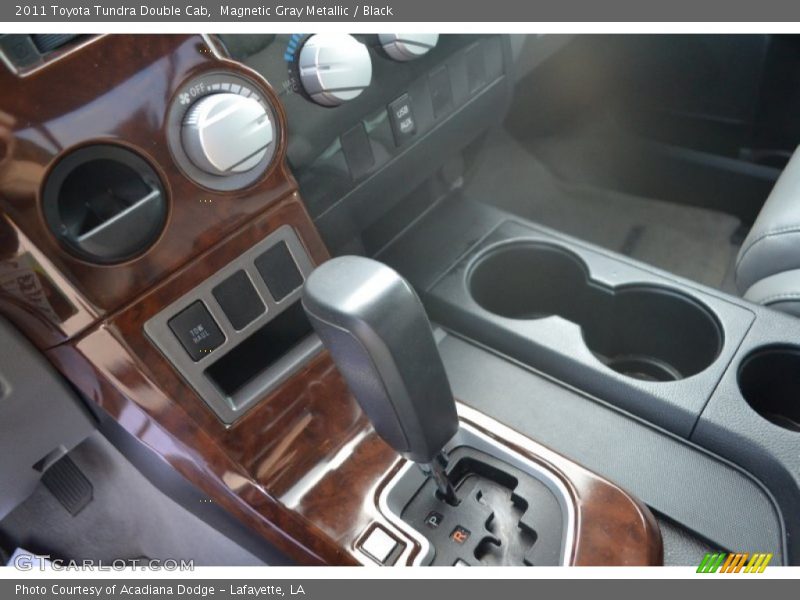 Magnetic Gray Metallic / Black 2011 Toyota Tundra Double Cab