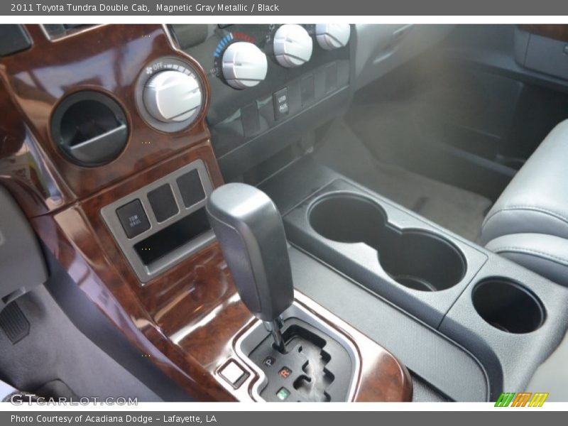 Magnetic Gray Metallic / Black 2011 Toyota Tundra Double Cab