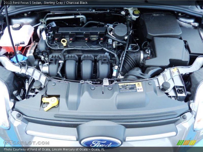 Sterling Gray / Charcoal Black 2013 Ford Focus S Sedan