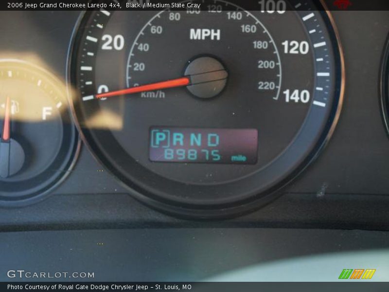 Black / Medium Slate Gray 2006 Jeep Grand Cherokee Laredo 4x4