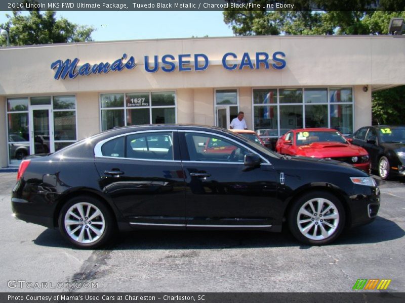 Tuxedo Black Metallic / Charcoal Black/Fine Line Ebony 2010 Lincoln MKS FWD Ultimate Package