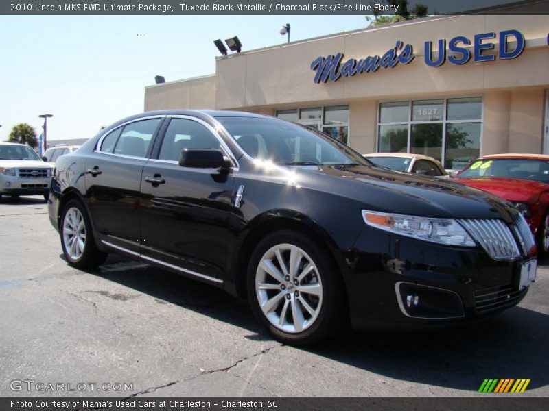 Tuxedo Black Metallic / Charcoal Black/Fine Line Ebony 2010 Lincoln MKS FWD Ultimate Package