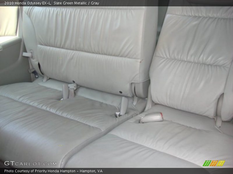 Slate Green Metallic / Gray 2010 Honda Odyssey EX-L