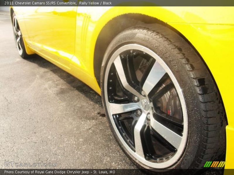Rally Yellow / Black 2011 Chevrolet Camaro SS/RS Convertible