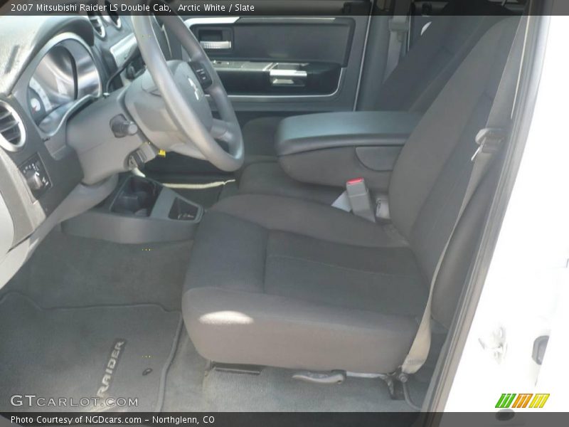 Arctic White / Slate 2007 Mitsubishi Raider LS Double Cab