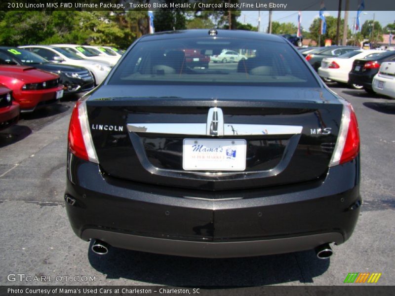 Tuxedo Black Metallic / Charcoal Black/Fine Line Ebony 2010 Lincoln MKS FWD Ultimate Package