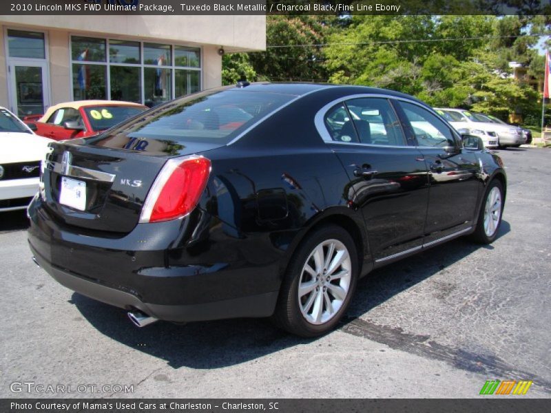 Tuxedo Black Metallic / Charcoal Black/Fine Line Ebony 2010 Lincoln MKS FWD Ultimate Package