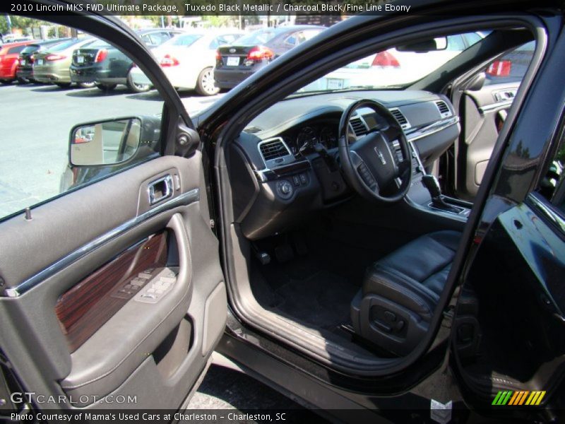 Tuxedo Black Metallic / Charcoal Black/Fine Line Ebony 2010 Lincoln MKS FWD Ultimate Package
