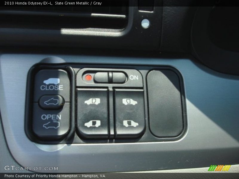 Slate Green Metallic / Gray 2010 Honda Odyssey EX-L