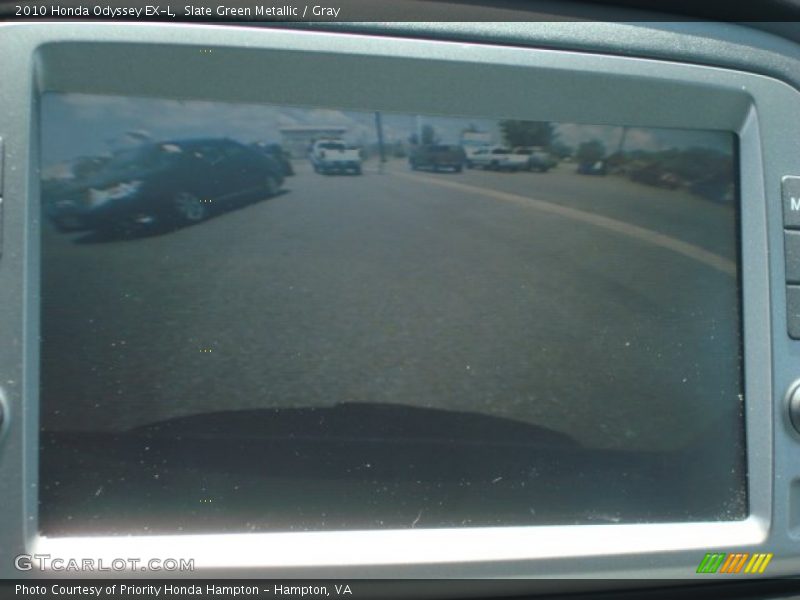 Slate Green Metallic / Gray 2010 Honda Odyssey EX-L