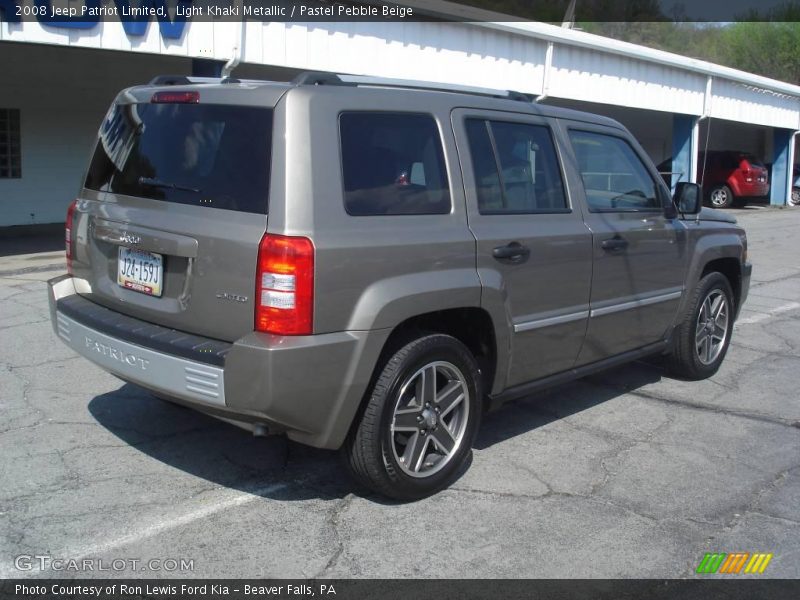 Light Khaki Metallic / Pastel Pebble Beige 2008 Jeep Patriot Limited
