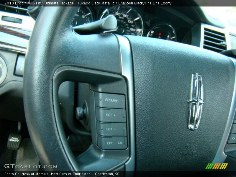 Tuxedo Black Metallic / Charcoal Black/Fine Line Ebony 2010 Lincoln MKS FWD Ultimate Package