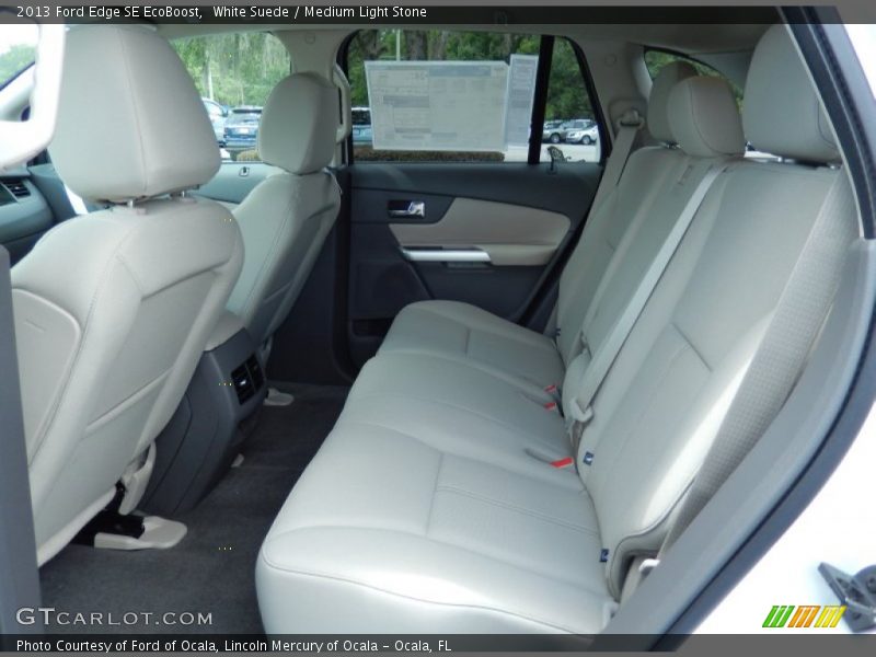 Rear Seat of 2013 Edge SE EcoBoost