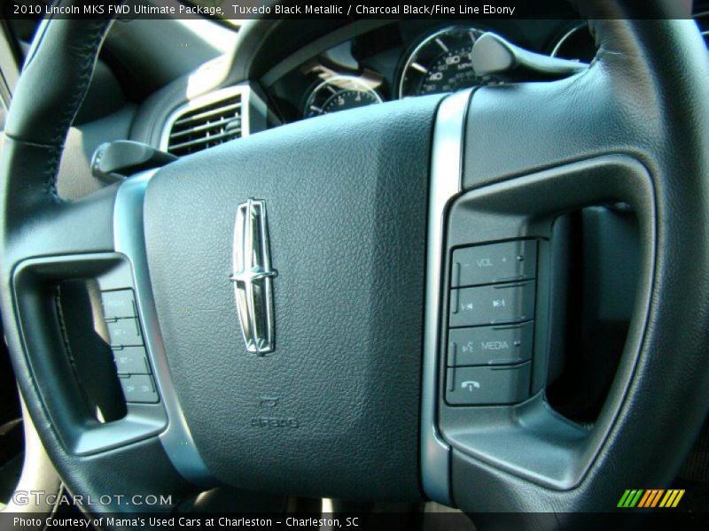 Tuxedo Black Metallic / Charcoal Black/Fine Line Ebony 2010 Lincoln MKS FWD Ultimate Package