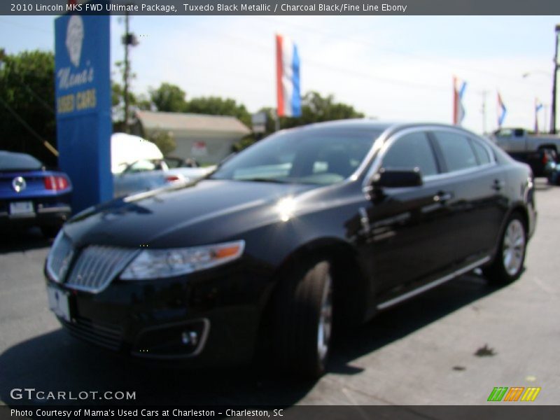 Tuxedo Black Metallic / Charcoal Black/Fine Line Ebony 2010 Lincoln MKS FWD Ultimate Package