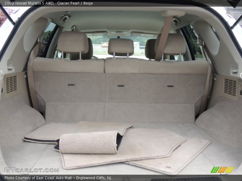 Glacier Pearl / Beige 2009 Nissan Murano S AWD