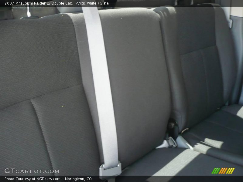 Arctic White / Slate 2007 Mitsubishi Raider LS Double Cab