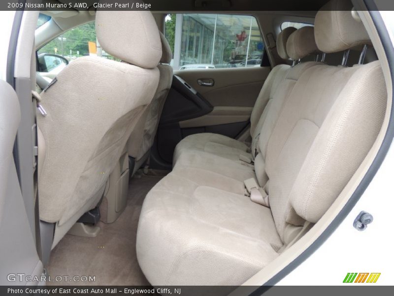 Glacier Pearl / Beige 2009 Nissan Murano S AWD