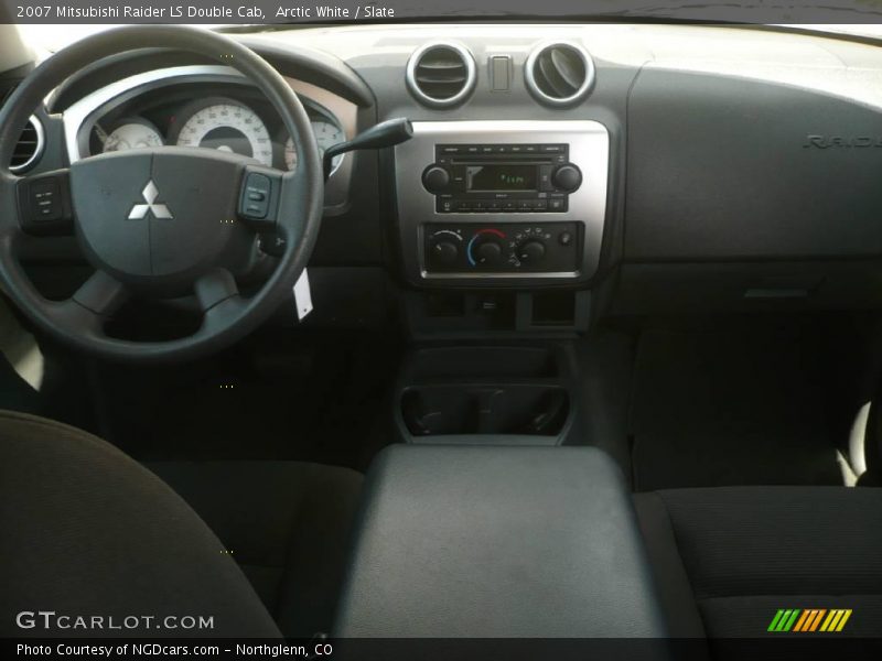 Arctic White / Slate 2007 Mitsubishi Raider LS Double Cab