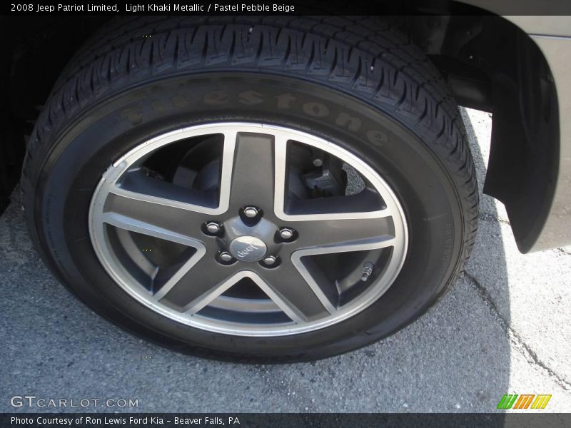Light Khaki Metallic / Pastel Pebble Beige 2008 Jeep Patriot Limited