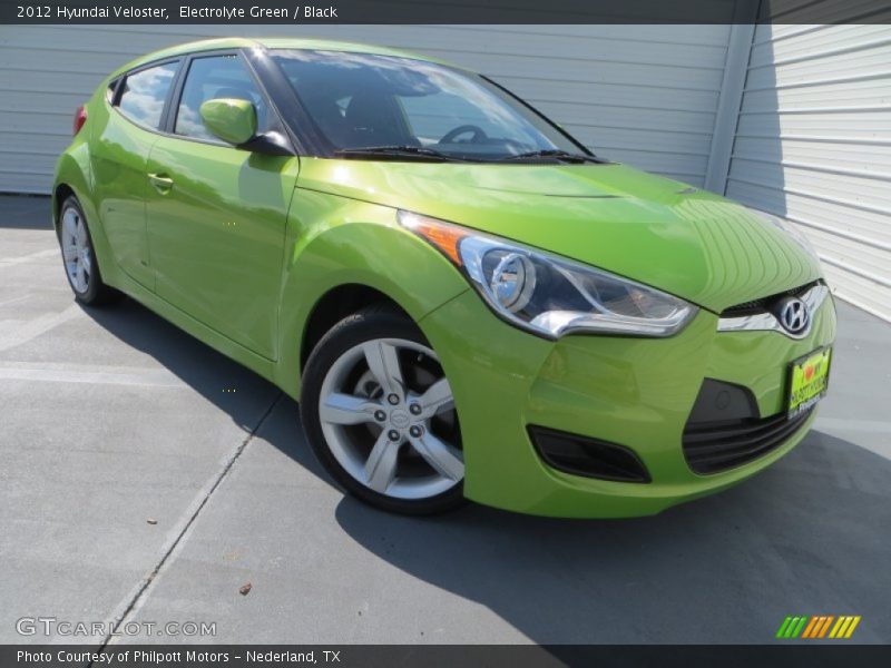 Electrolyte Green / Black 2012 Hyundai Veloster