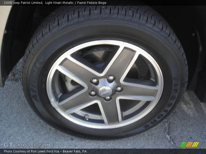 Light Khaki Metallic / Pastel Pebble Beige 2008 Jeep Patriot Limited