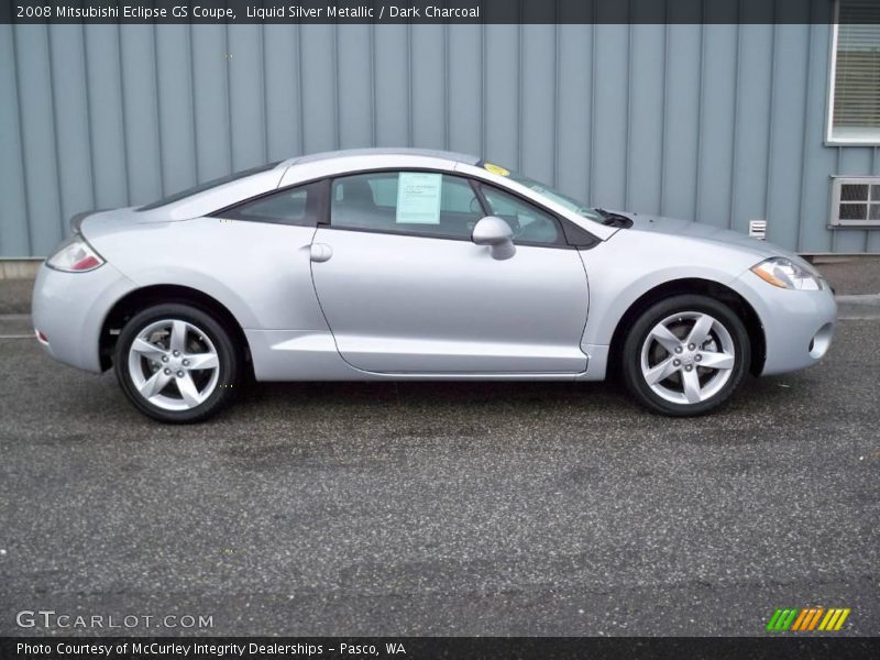 Liquid Silver Metallic / Dark Charcoal 2008 Mitsubishi Eclipse GS Coupe