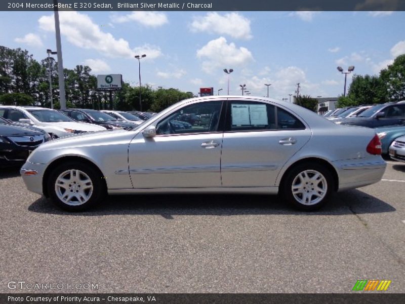 Brilliant Silver Metallic / Charcoal 2004 Mercedes-Benz E 320 Sedan