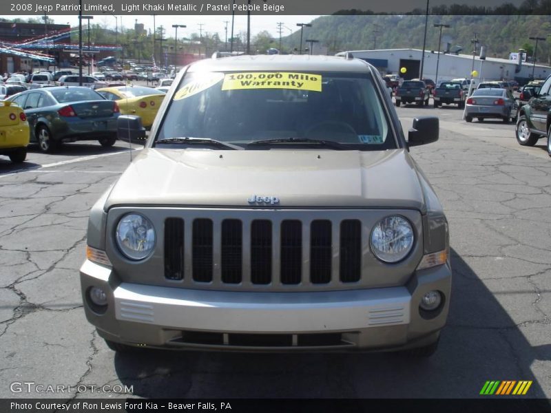 Light Khaki Metallic / Pastel Pebble Beige 2008 Jeep Patriot Limited