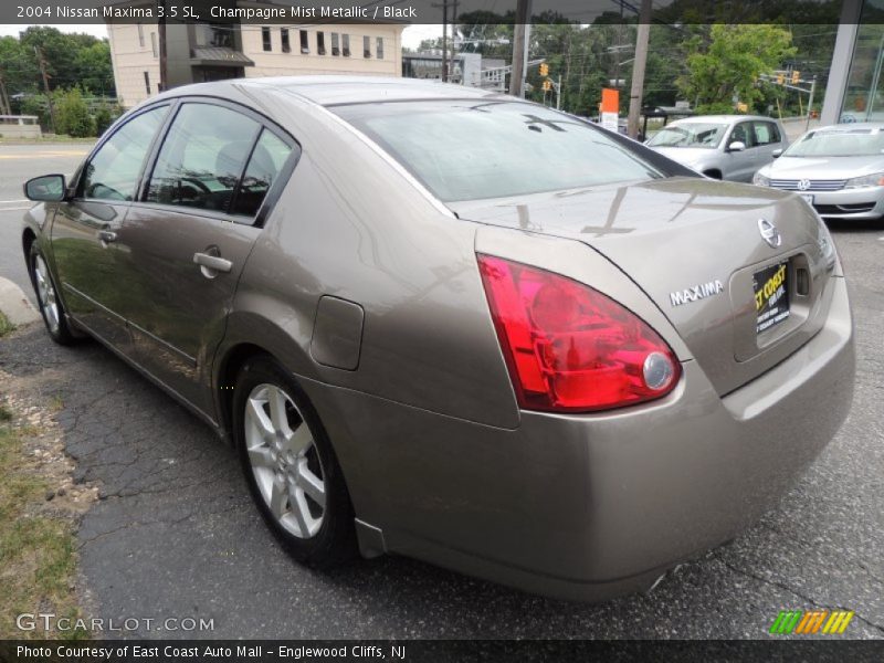 Champagne Mist Metallic / Black 2004 Nissan Maxima 3.5 SL