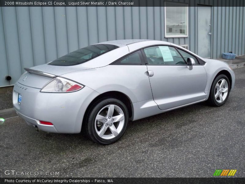 Liquid Silver Metallic / Dark Charcoal 2008 Mitsubishi Eclipse GS Coupe