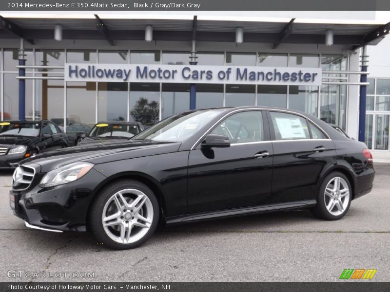 Black / Gray/Dark Gray 2014 Mercedes-Benz E 350 4Matic Sedan