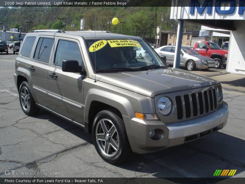 Light Khaki Metallic / Pastel Pebble Beige 2008 Jeep Patriot Limited