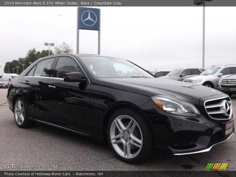 Black / Gray/Dark Gray 2014 Mercedes-Benz E 350 4Matic Sedan