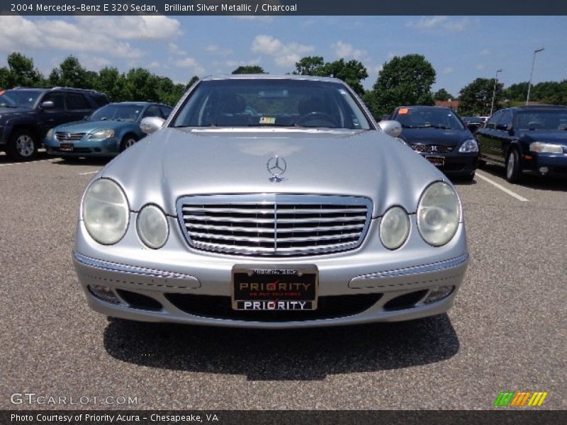 Brilliant Silver Metallic / Charcoal 2004 Mercedes-Benz E 320 Sedan