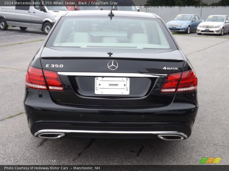 Black / Gray/Dark Gray 2014 Mercedes-Benz E 350 4Matic Sedan