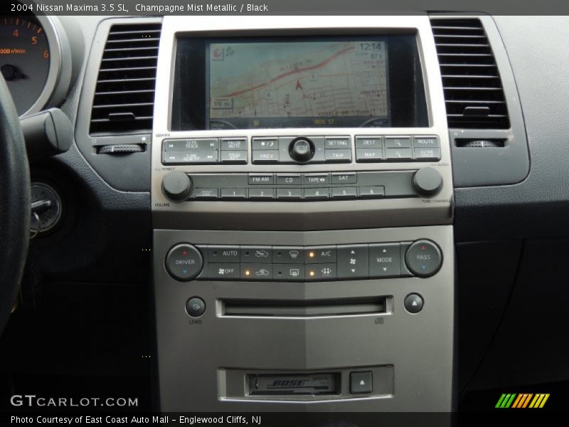 Champagne Mist Metallic / Black 2004 Nissan Maxima 3.5 SL
