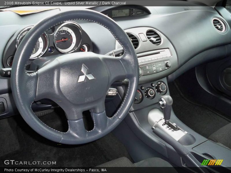 Liquid Silver Metallic / Dark Charcoal 2008 Mitsubishi Eclipse GS Coupe