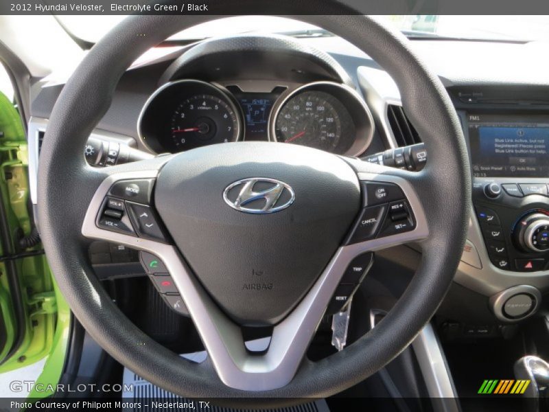 Electrolyte Green / Black 2012 Hyundai Veloster