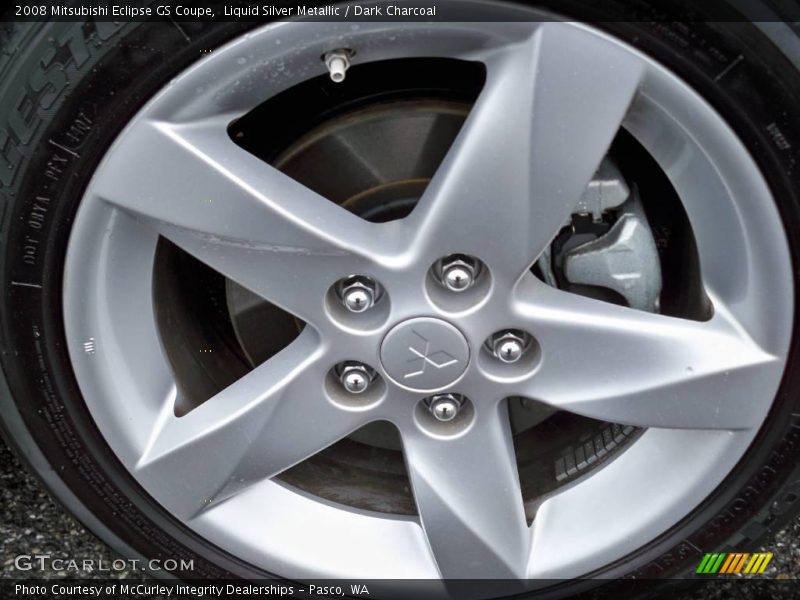 Liquid Silver Metallic / Dark Charcoal 2008 Mitsubishi Eclipse GS Coupe