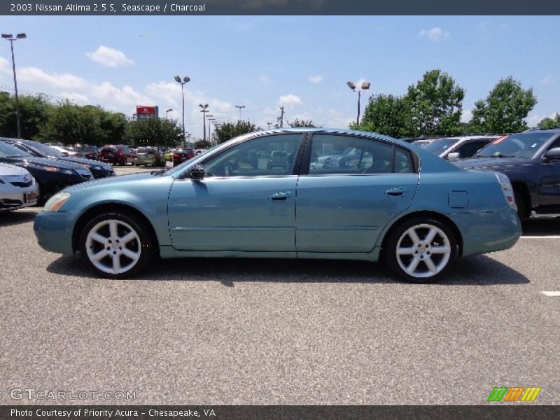 Seascape / Charcoal 2003 Nissan Altima 2.5 S